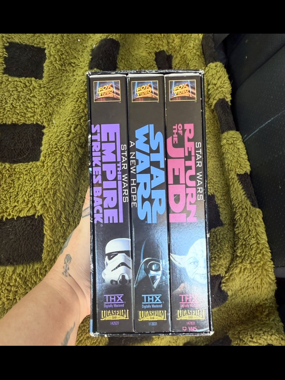 Star Wars Trilogy VHS Box Set - Black / Purple / Blue